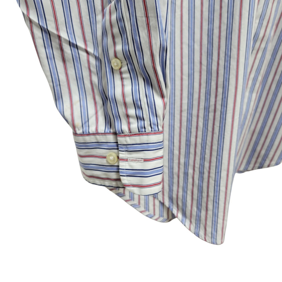 Ralph Lauren Men's Classic Fit Striped Long-Sleeves Dress Shirt 16 32/33 - Picture 5 of 10